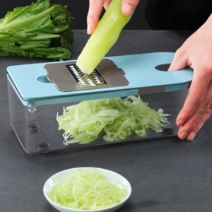 Multifunctional Household Kitchen Vegetables Cutter Dicing Device (Blue)