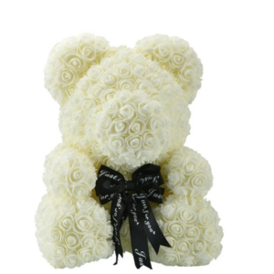 Rose Teddy Bear For Christmas Gift