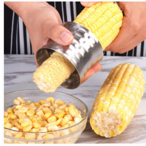 Round 304 stainless steel household corn peeler