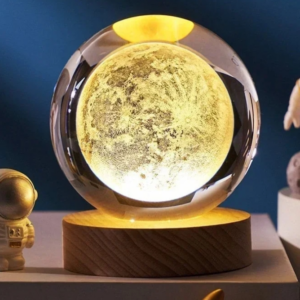 3D Planet Crystal Ball（With LED Light Base）