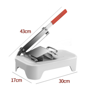 Lamb Slicer Household Manual Vegetable Cutter Meat Slicer(White)