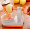 Plastic Stand Stainless Blade Apple Peeler Apple Slicer Home Products(Orange)
