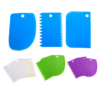 20 Sets Plastic Cake Scraper Butter Cake And Chocolate Slice Scraper