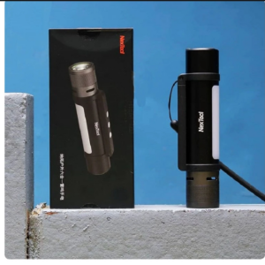 NexTool 6 In 1 Zoomable Flashlight 1000LM 3 Mode Dual Light Source 2600mAh LED Light Torch Power Bank Life Dec Alarm Flashlight