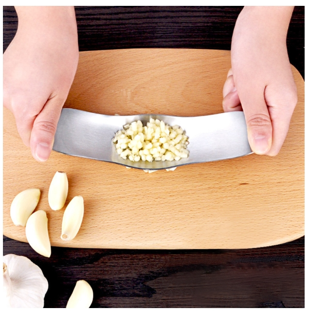 SSGP Kitchen Tool Manual 304 Stainless Steel Brushed Texture Garlic Presser