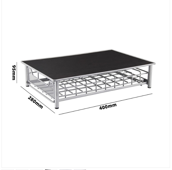 3 Rows 60pcs Milk Ball Organiser Drawer Coffee Capsule Holder (Silver Grey)