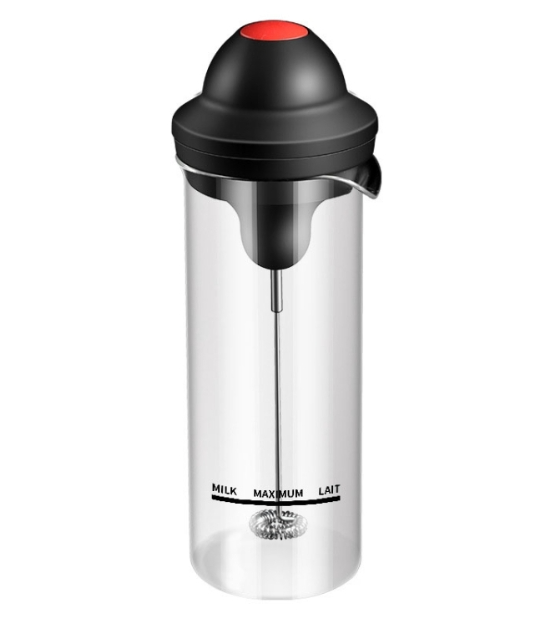 Kacheeg Electrical Stainless Steel Coffee Whisk Portable Whipping Milk Froth Mixer(No Battery)
