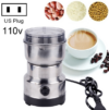 Multi-functional Coffee Grinder Stainless Electric Bean Grinder Herbal Medicine Grinding Machine, US Plug