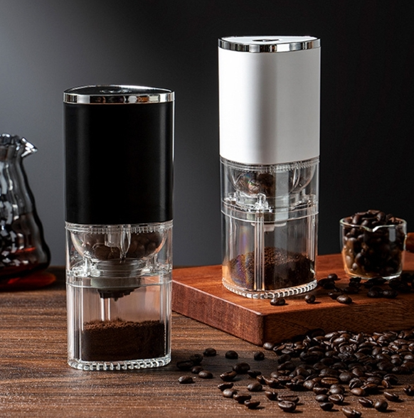 Coffee Electric Grinder Magnetic Snap-on Stainless Steel Blades Kitchen Gadgets