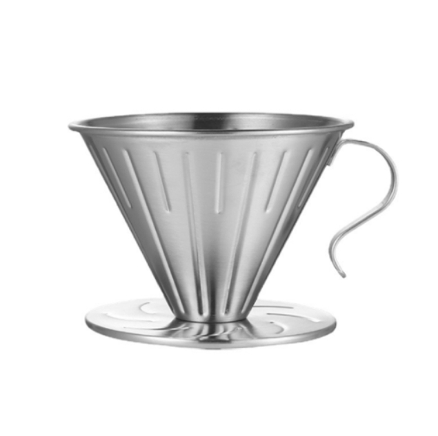 Double-layer Stainless Steel Pour-over Coffee Filter