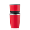 Portable Coffee Beans Grinder Home Hand-Cranked Coffee Machine Stainless Steel Grinder(Red)