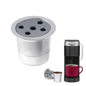 For Keurig K-Supreme Plus Coffee Machine Reusable Stainless Steel Filter Five-hole K Cup