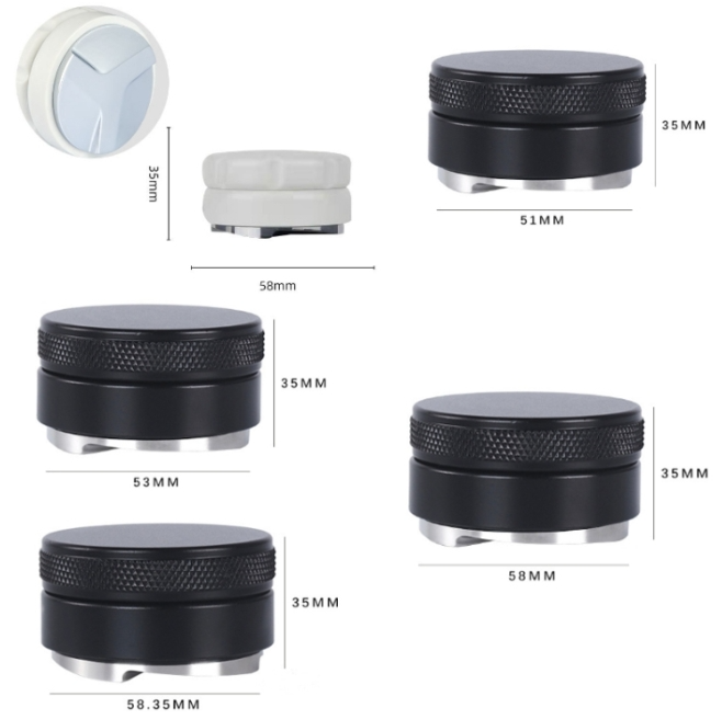 Coffee Grinder Alloy Powder Dispenser Set Size: A2 51mm 3 Leaf