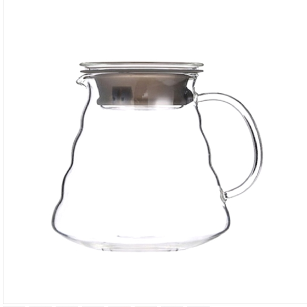 Heat Resistant Hand Brewed Coffee Glass Pot Cloud Coffee Sharing Pot