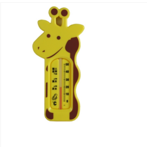 Giraffe Appearance HIPS Plastic Shell Glass IVF Shower Thermometer