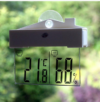 Digital Weather Station Suction Cup Indoor Outdoor Thermometer Large LCD Window Thermometer Specific Gravity Gauge / Show Water Thermometer Shower Sho