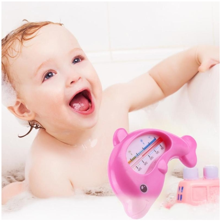 2 PCS Baby Water Thermometer Tub Toddler Shower Sensor Thermometer Plastic Temperature Measurement