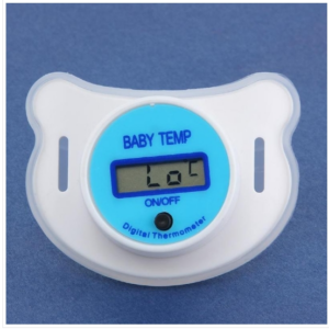 Baby Pacifier Thermometer Silicone Pacifier LCD Digital Children’s Thermometer
