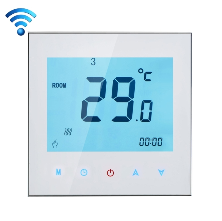 BHT-1000-GB-WIFI 16A Load Electronic Heating Type Touch LCD Digital WiFi Heating Room Thermostat with Sensor