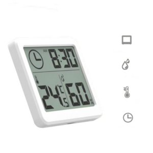 Multifunction Automatic Electronic Temperature and Humidity Monitor Clock with 3.2 inch Large LCD Screen