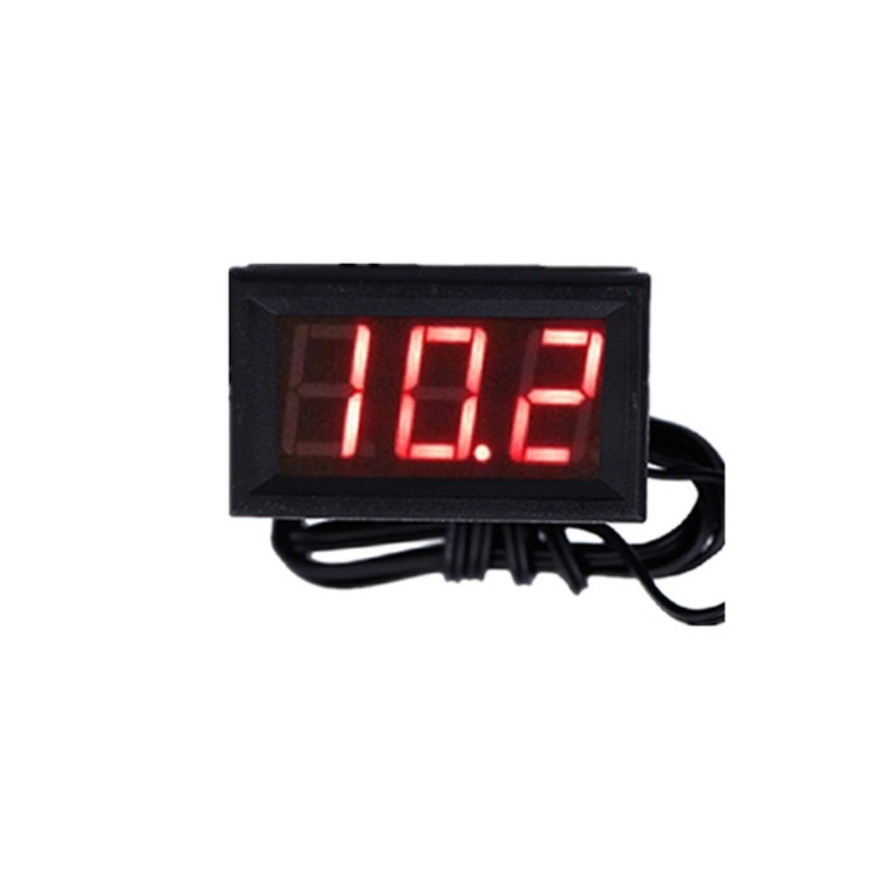 50~110C LED Temperature meter Detector Sensor Probe 12V Digital Thermometer Monitor Tester