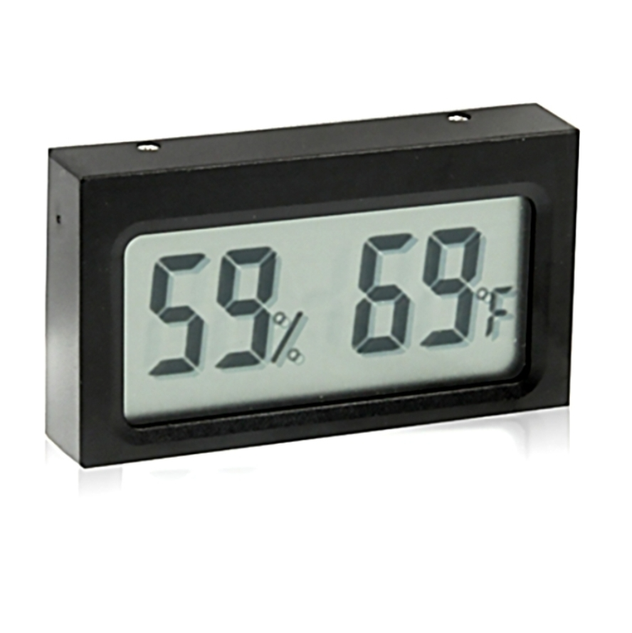 Mini LCD Indoor Digital Thermometer Humidity (Fahrenheit Display)