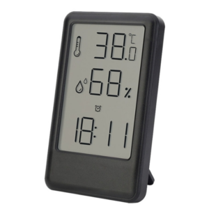 9032 LCD Large Screen Display Alarm Clock Temperature and Humidity Meter