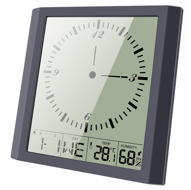 Multifunction Large Screen Clock Household Creative Thermometer Hygrometer