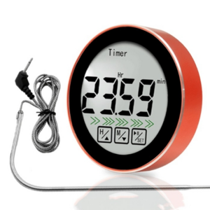 3 in 1 Room Temperature Measurement + Probe Food Measurement + Countdown Function Multifunctional Thermometer