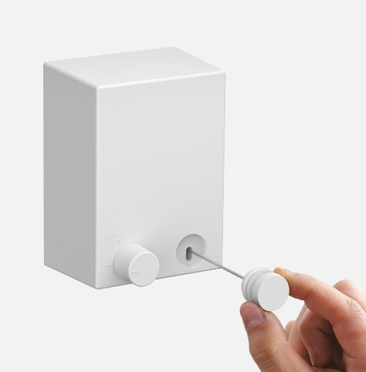 Youpin telescopic clothesline white