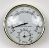 Stainless Steel Steam Room Bath Sauna Indoor Thermometer Hygrometer
