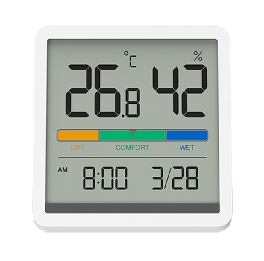 Original Xiaomi Youpin Miiiw Silent Indoor Temperaturer And Humidity Clock with Large 3.34 inch LCD Screen