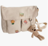 Generic Bolsas mensageiro para meninas, bolsa mensageiro fofa, bolsa mensageiro para meninas, bolsa transversal com Kawaiide lona