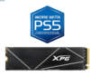 XPG Lâmina GAMMIX S70 de 512 GB – Funciona com SSD interno para jogos PlayStation 5, PCIe Gen4 M.2 2280 até 7.400 MB/s (AGAMMIXS70B-512G-CS)