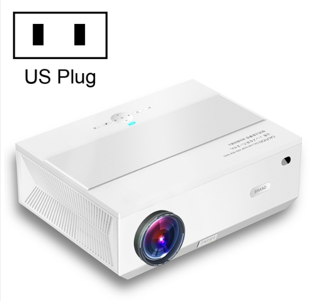 TB612 2200ANSI Lumens 800x400 Resolution 1080P LED+LCD Technology Smart Projector, Support AV / HDMI / SD Card / USB / VGA / TV