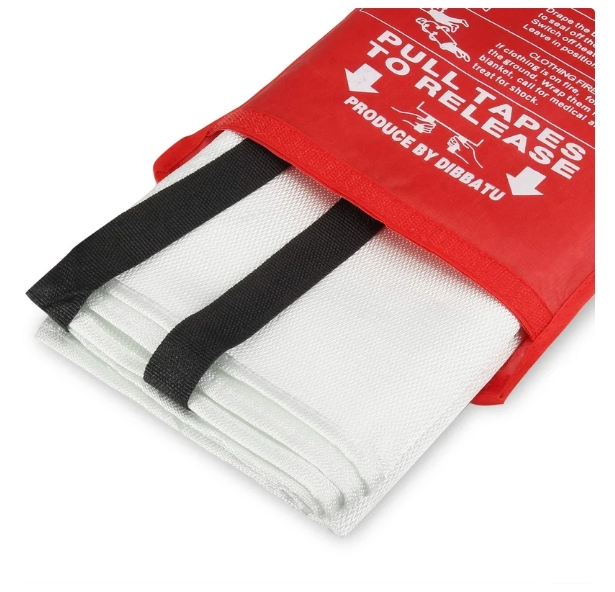 Fire Blanket Fiberglass Fire Emergency Blanket for Home