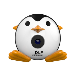 Q1 Mini Adorable Penguin Projector DLP Portable 640 x 360 Pixel Entertainment Home theater ,Support USB & HDMI &TF & AV