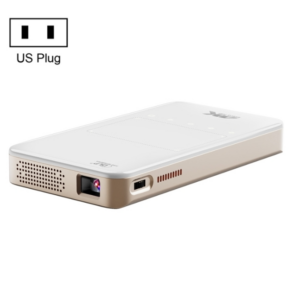 S90 DLP Android 9.0 1GB+8GB Smart 4K Wireless wifi Mini Projector (White)