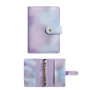 PU Leather Macaron Notebook Illusion Pearl Paper Loose-leaf Handbook