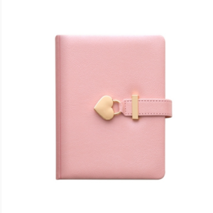 8032 Locked Couple’s Notebook Hardcover Notepad Handbook