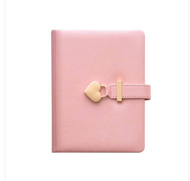 8032 Locked Couple's Notebook Hardcover Notepad Handbook