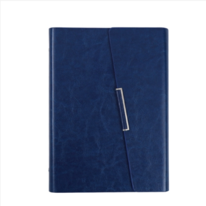 Business notebook imitation leather PU tri-fold loose-leaf notepad