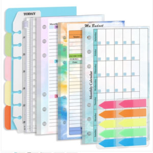 6-hole A6  budget notebook flipbook refills handbook inserts notepad inserts