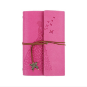 Beauty in skirt handbook diary Loose-leaf retro notepad