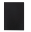 Imitation leather business notebook vintage notepad, cover color: black, size: A5