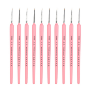 10 PCS 00000 WeiZhuang Hook Line Pen Painting Hand-painted Watercolor Wolf Mint Hook Line Pen Painting Stroke Thin Line Brush