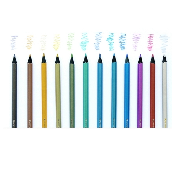 Marco 5101B Metallic Colored Pencils Kids Learn to Doodle Colored Pencils