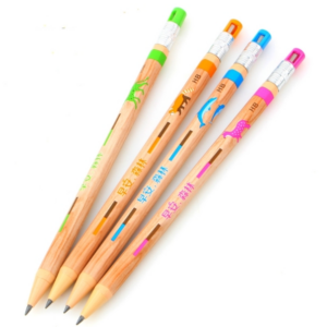 4pcs one sale cartoon animal children environmental protection pencil sketching special drawing school supplies stationery