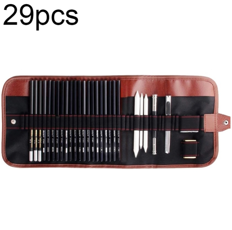 YGSM-30 Sketch Pencil Set Art Sketch Pencil Drawing Tools (29pcs/set)