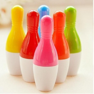 Small Bowling Ballpoint Pen (Color Random Shipment) (Refill Color: Random Mix)